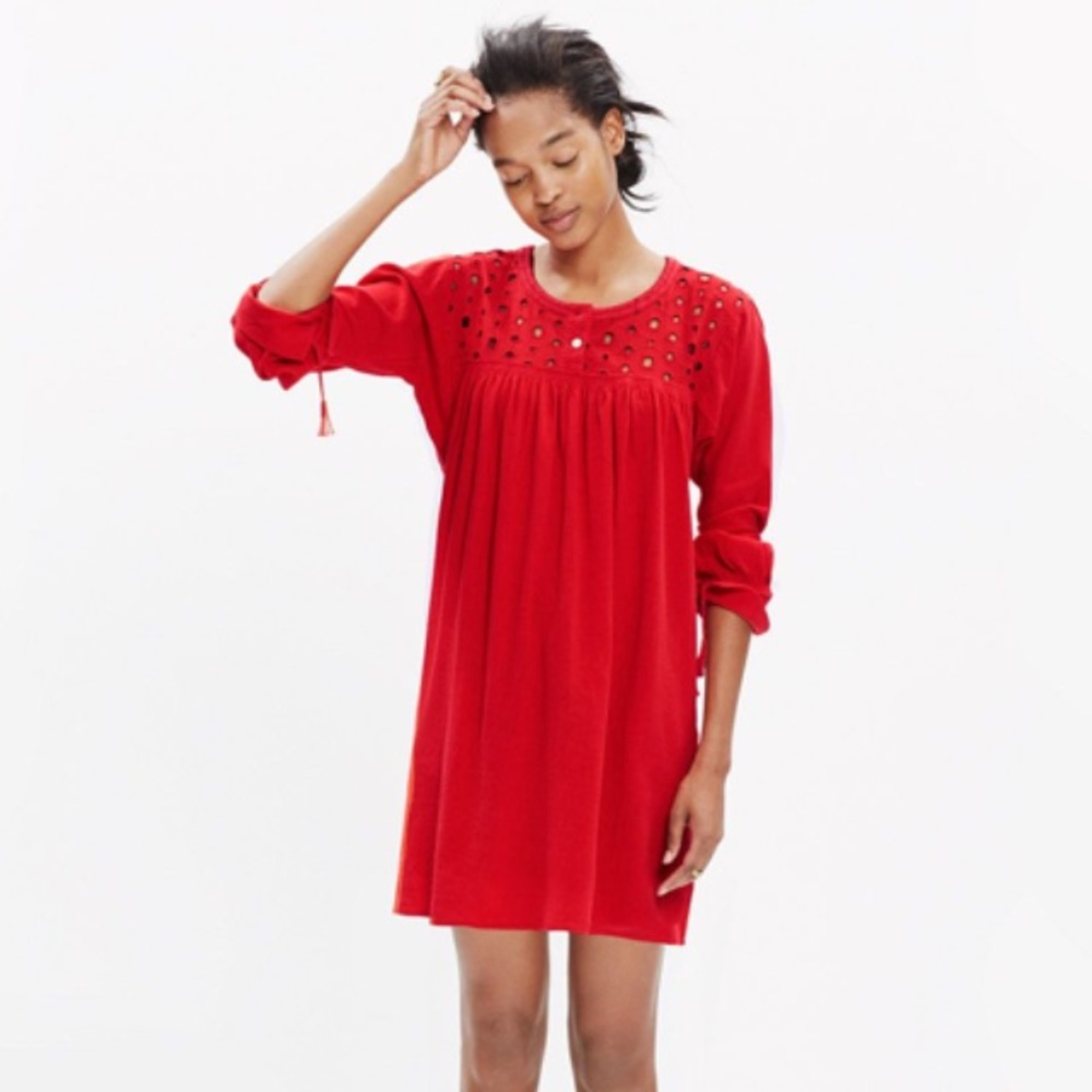 Madewell Daybreak Dress red sz M
